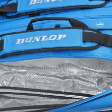 Dunlop Srixon Tennis-Racketbag FX Performance (Schlägertasche, 3 Hauptfächer, Thermofach) schwarz/blau 12er